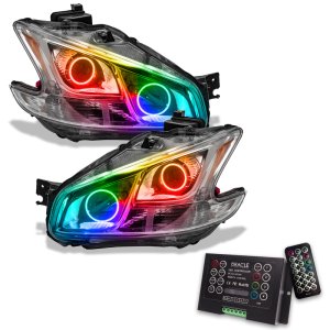 Nissan Maxima Headlight Assemblies - ORACLE Lighting - ColorSHIFT w/ 2.0 Controller - Chrome - `09-`13